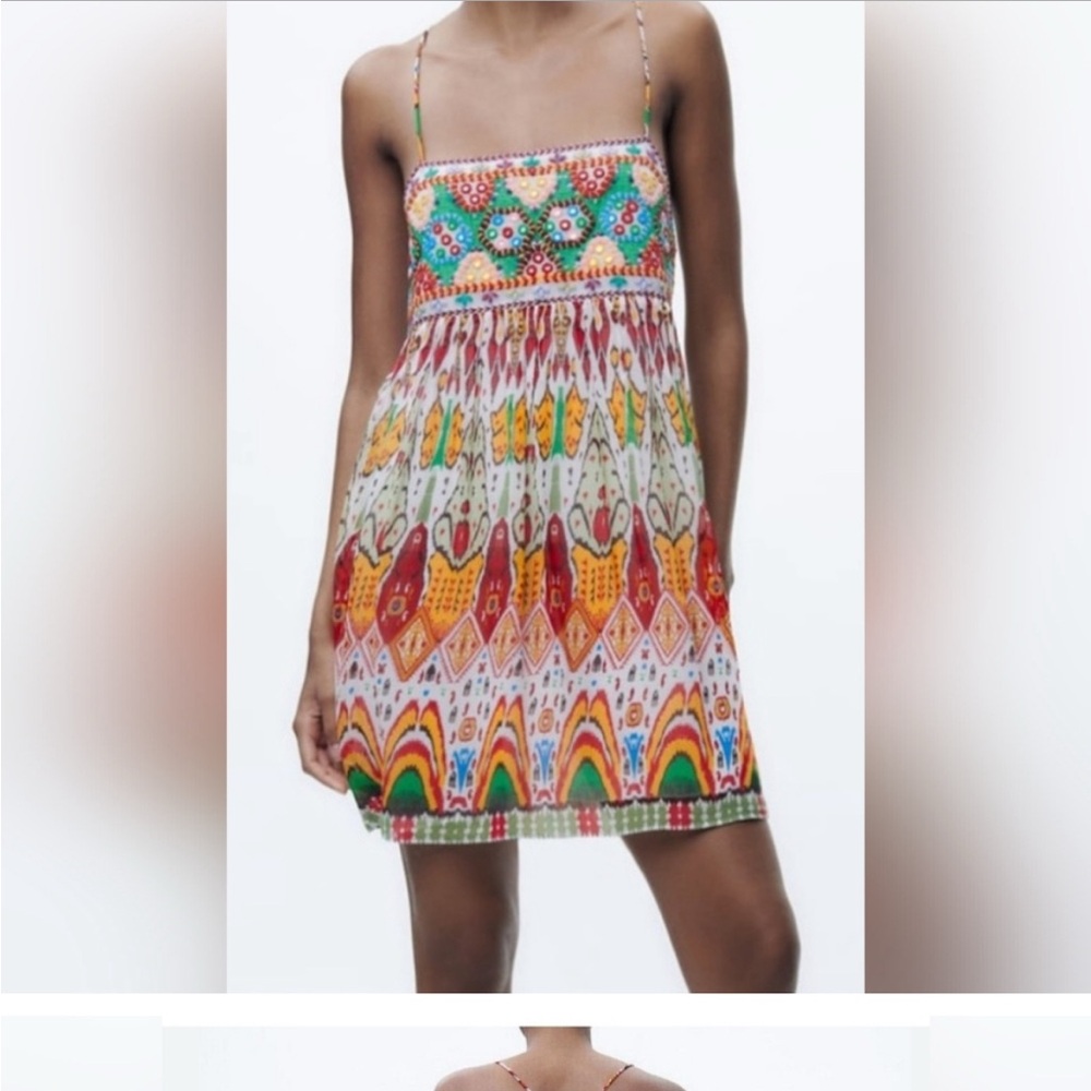 Zara Colorful Patterned Sundress
